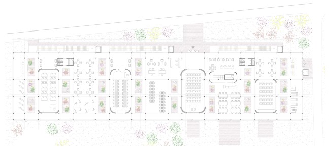 Planta baja, zonas comunes.